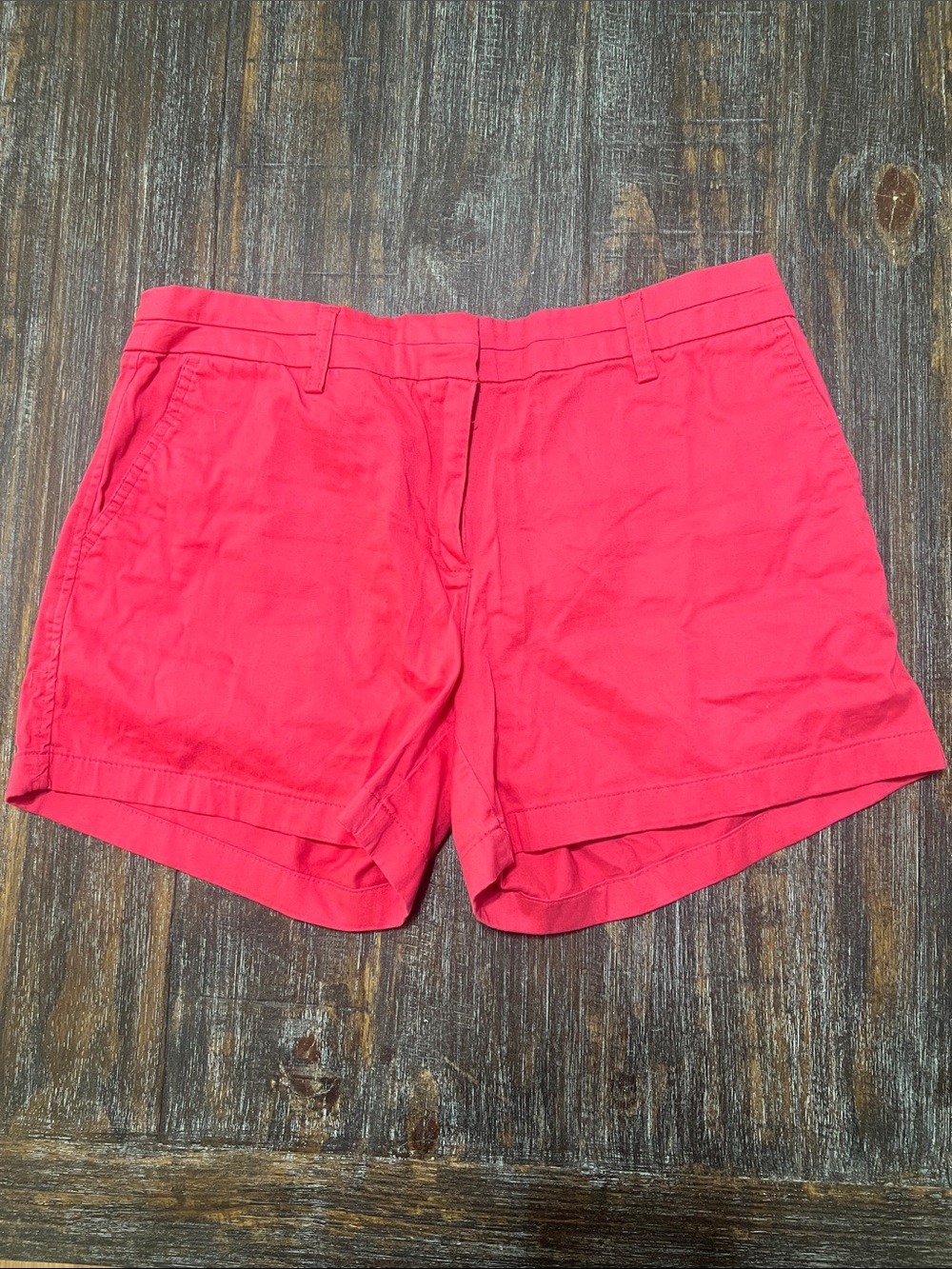 Cambridge Dry Goods Coral Cotton  Shorts